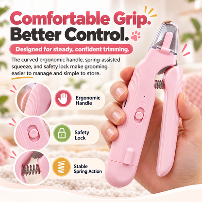✨2-in-1 LED Pet Nail Clipper & Grinder🐱