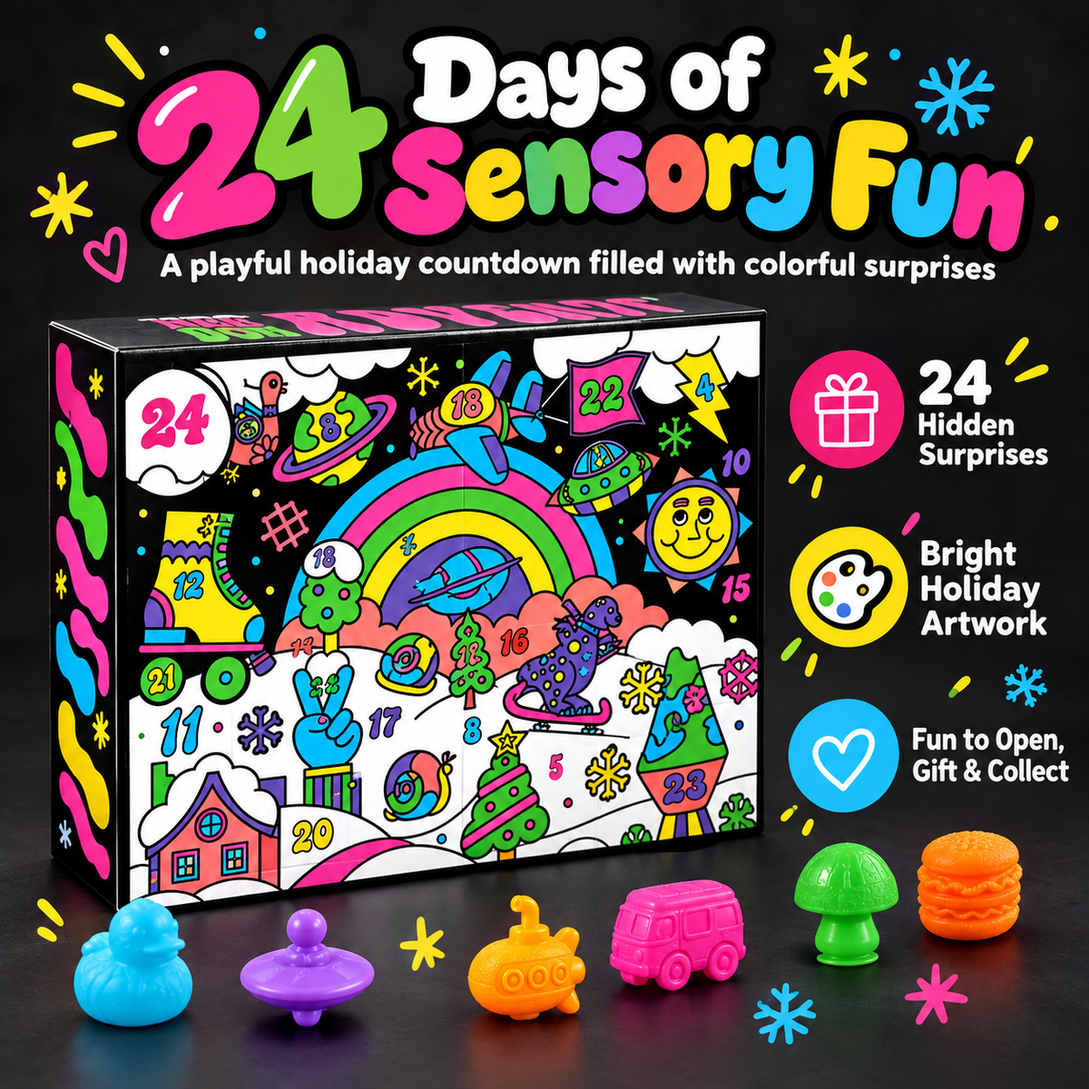 ✨24-Day Sensory Surprise Advent Calendar