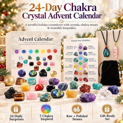 ✨24-Day Chakra Crystal Advent Calendar🔮