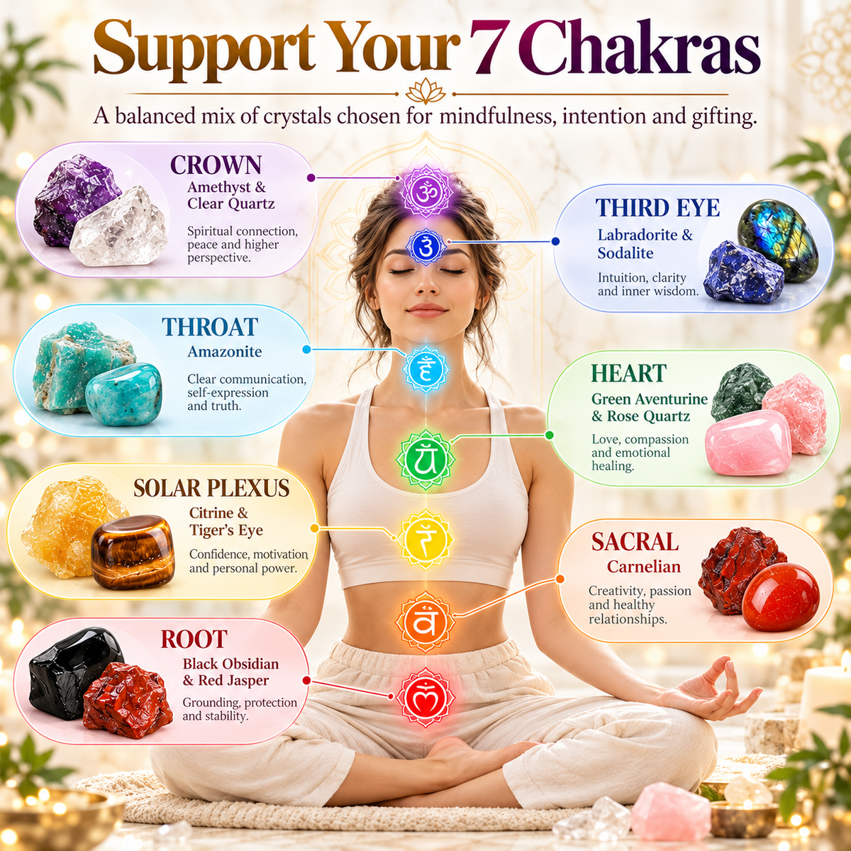 ✨24-Day Chakra Crystal Advent Calendar🔮