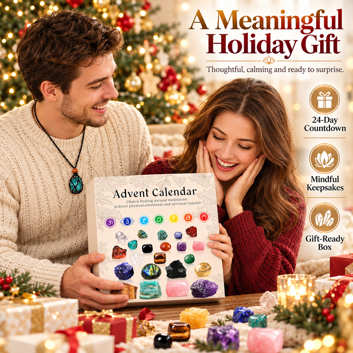 ✨24-Day Chakra Crystal Advent Calendar🔮