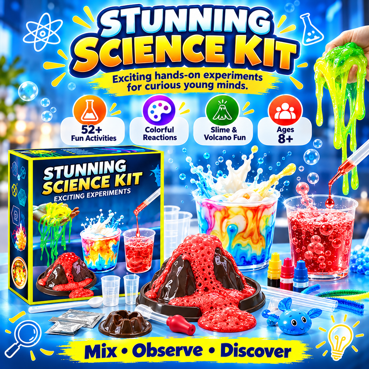 ✨3 Style Educational Science Experiment Toy Set🧪