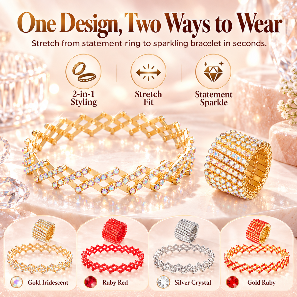 ✨Stretch to Switch –Jewelry Ring / Bracelet💎