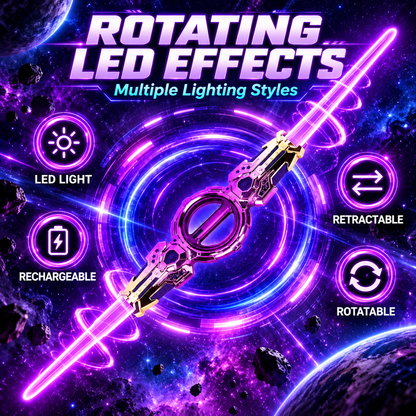 🔥Retractable LED Toy Light Sword Saber Katana