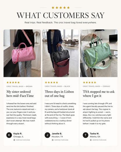 ✨Croc Travel Bags