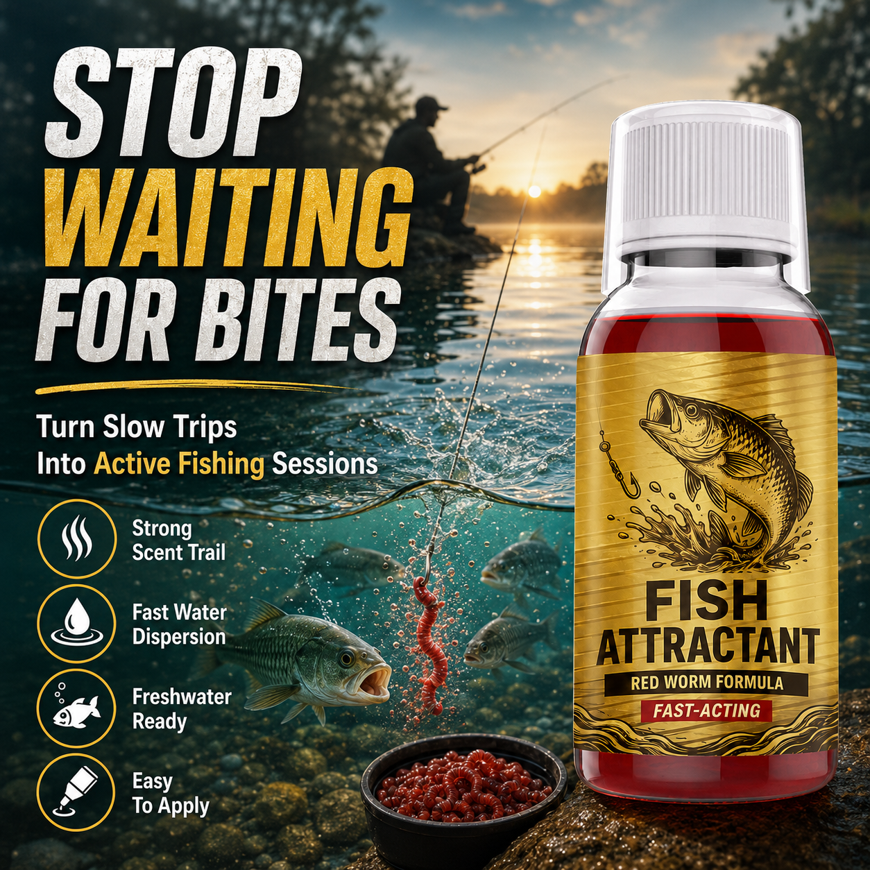 ✨🎣 Concentrated Fish Attractant Liquid