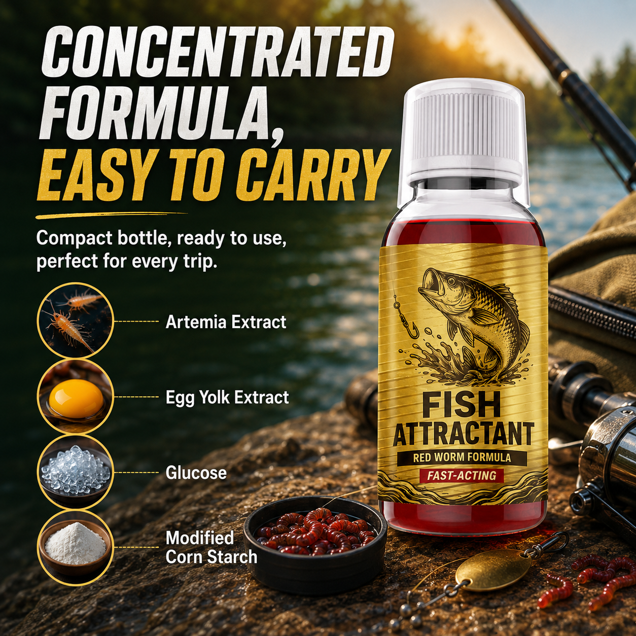 ✨🎣 Concentrated Fish Attractant Liquid