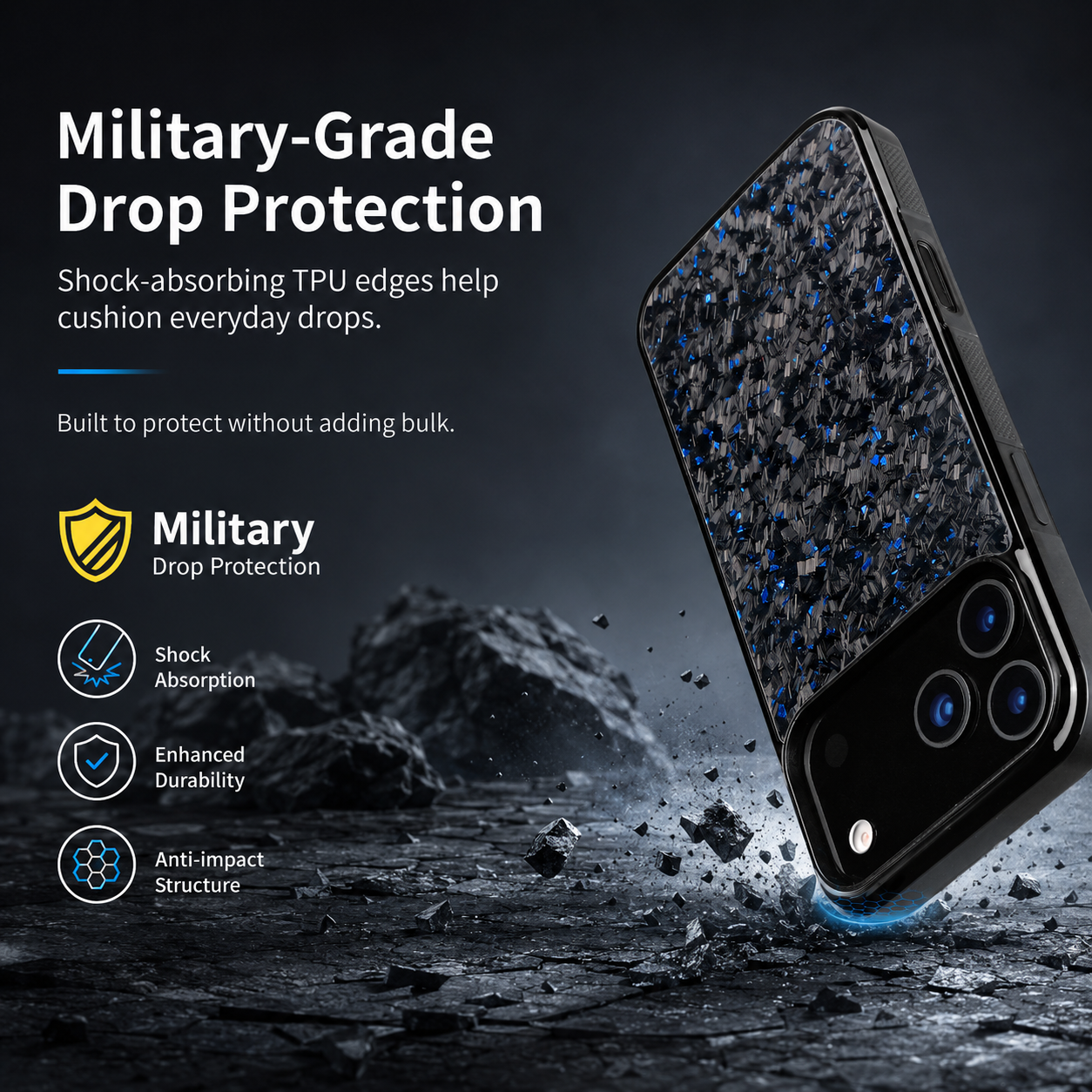 ✨Forged Carbon Fiber Phone Case for iPhone