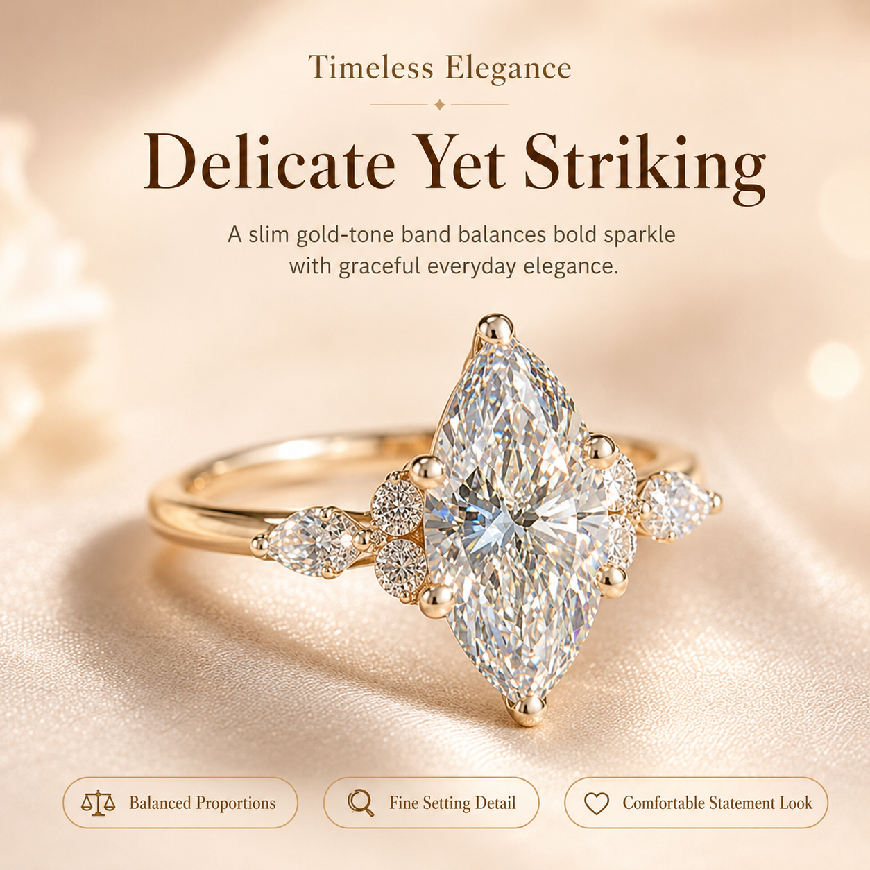 ✨Marquise-Cut Sparkle Ring