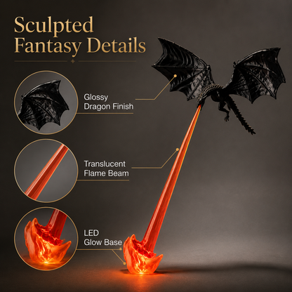 ✨Fire-Breathing Dragon Bookends（Bright style）