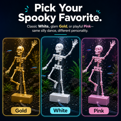 ✨Dancing Skeleton Bubble Aquarium Ornament