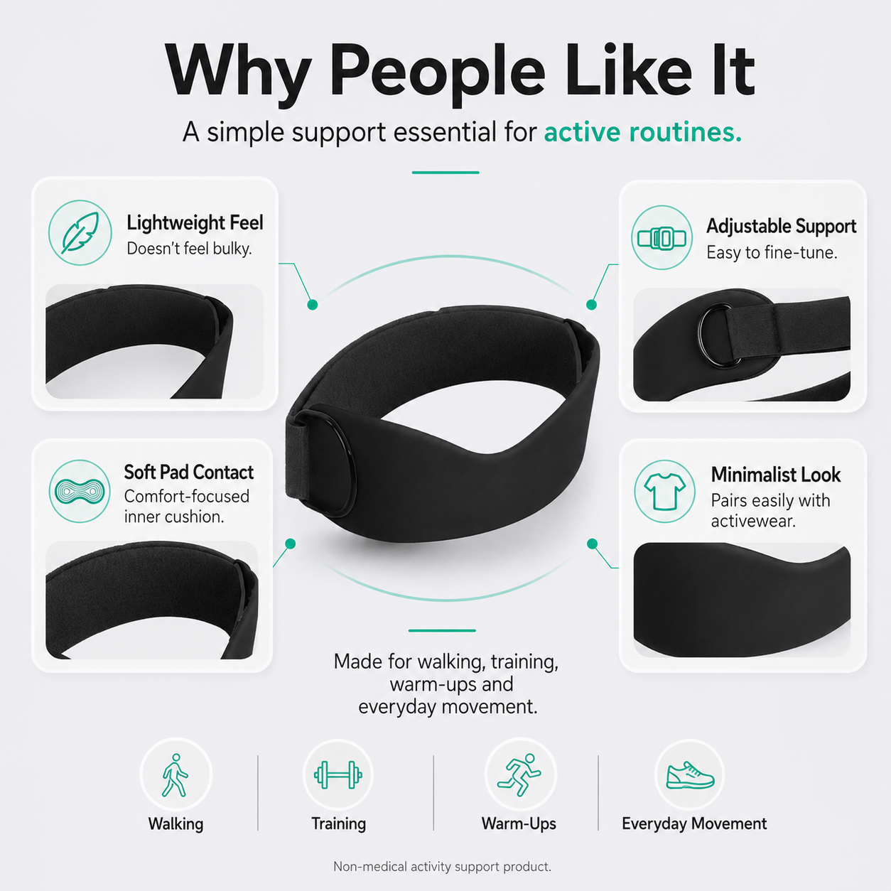 ✨Patellar Tendon Support Strap , Adjustable Patella Knee Brace