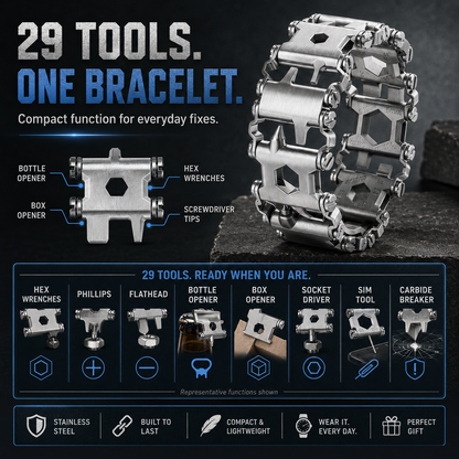 ✨29 in 1 Multi Tool Bracelet