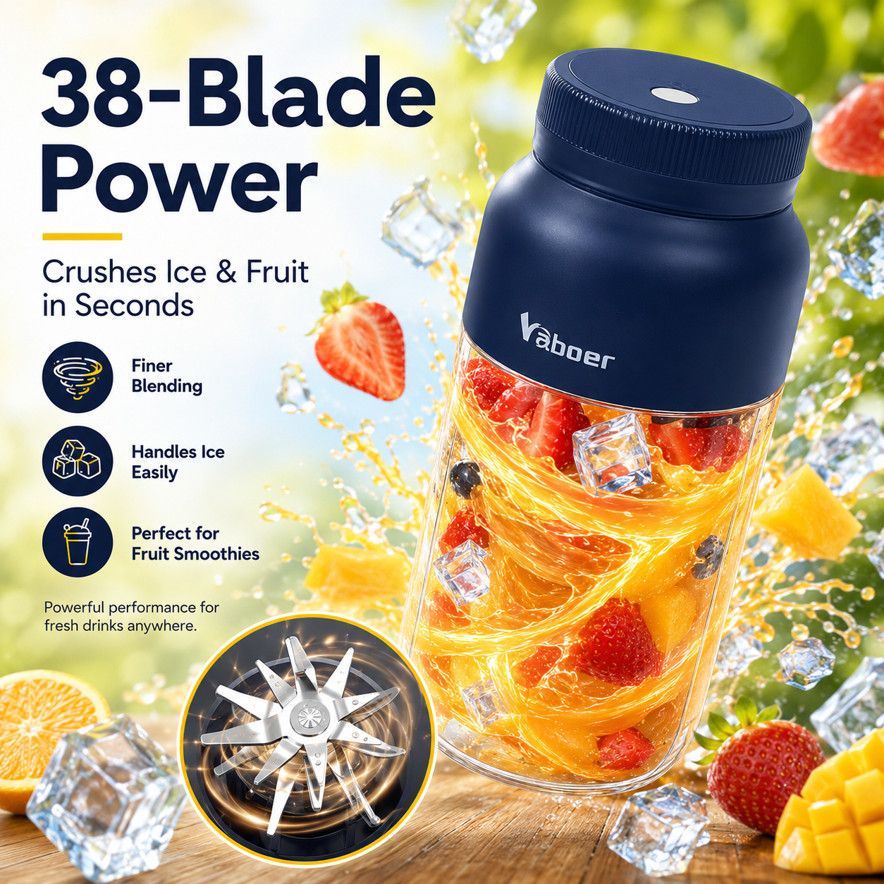 ✨Portable Electric Juicer Cup Blend Fresh. Drink Anywhere.