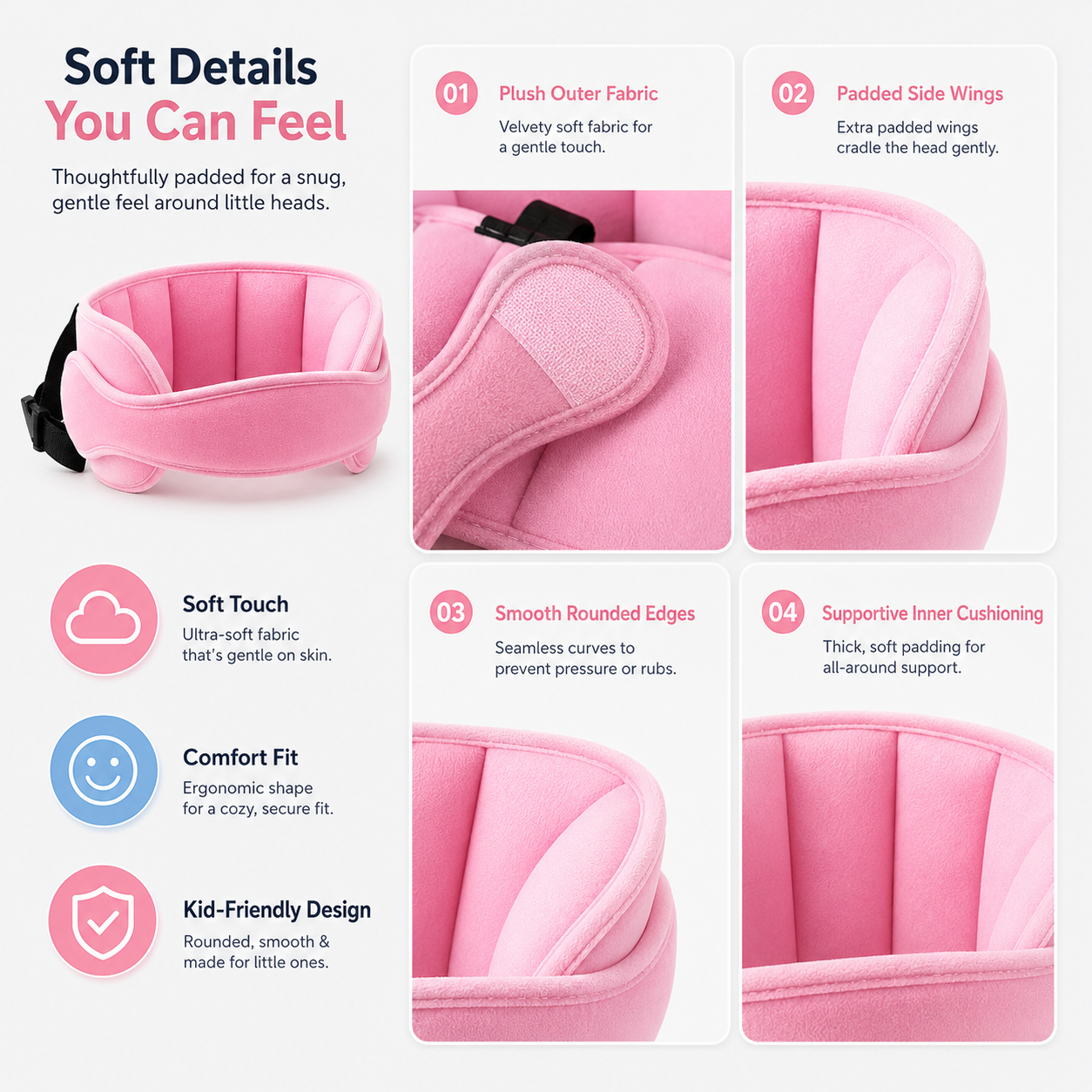 ✨Car Mounted Baby Safety Seat Head Support Pillow🚗