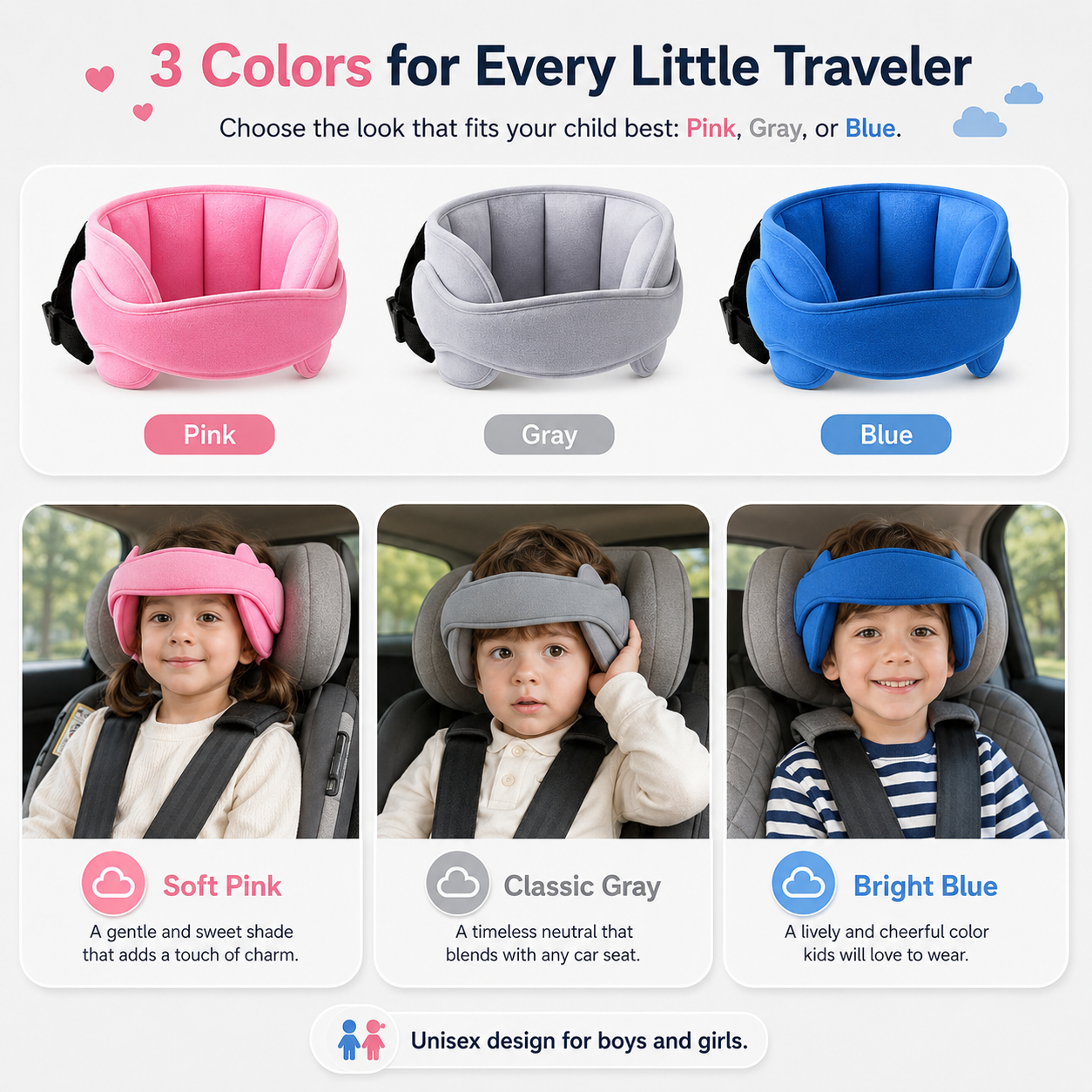 ✨Car Mounted Baby Safety Seat Head Support Pillow🚗