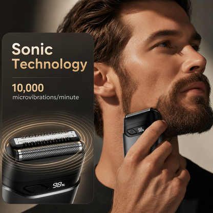 ✨Foil Shavers for Men, Mini Razor, Compact Face Shaver