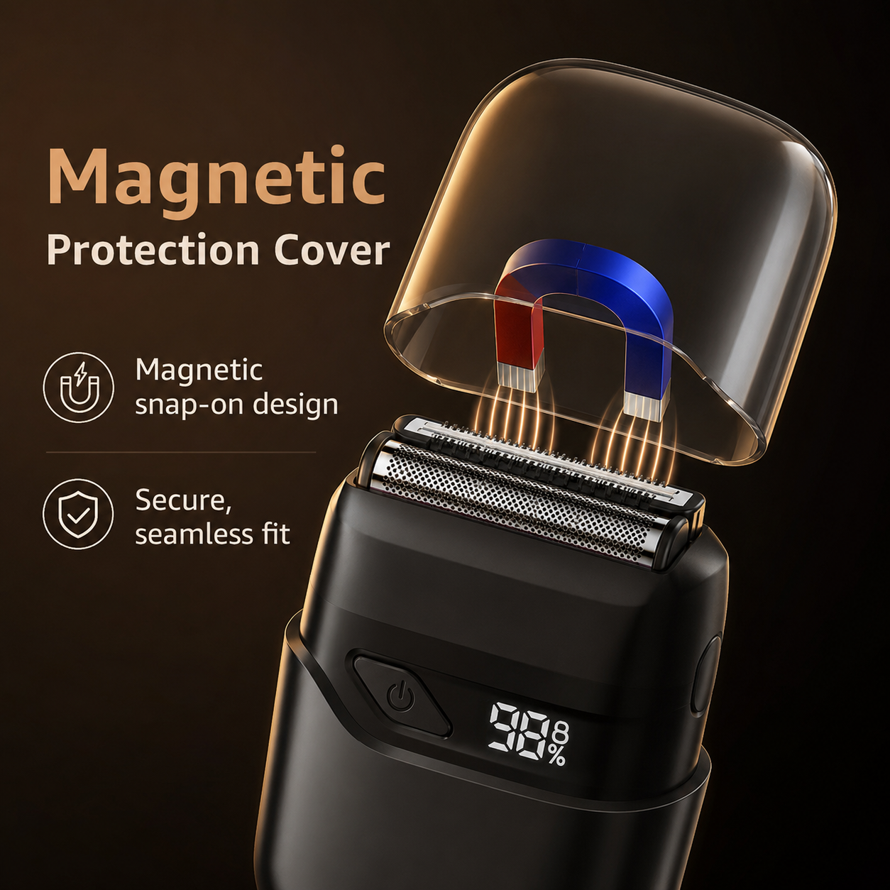 ✨Foil Shavers for Men, Mini Razor, Compact Face Shaver