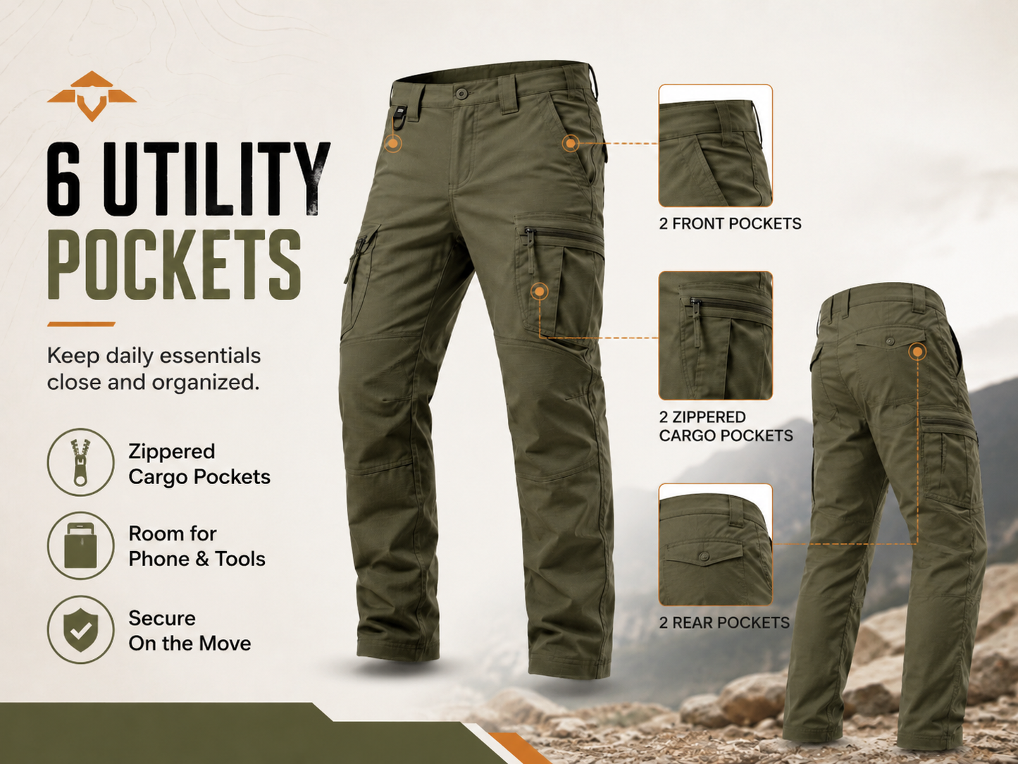 ✨Stretch Tactical Pants(Buy 2 Free Shipping✔️)