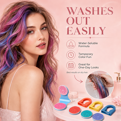 ✨12 Pcs Temporary Hair Chalk Kit