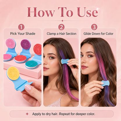 ✨12 Pcs Temporary Hair Chalk Kit