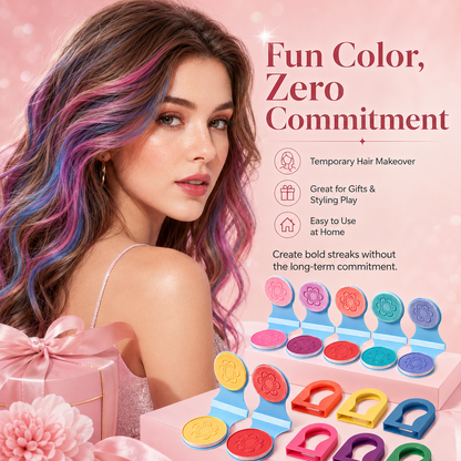 ✨12 Pcs Temporary Hair Chalk Kit
