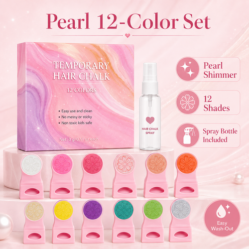 ✨12 Pcs Temporary Hair Chalk Kit