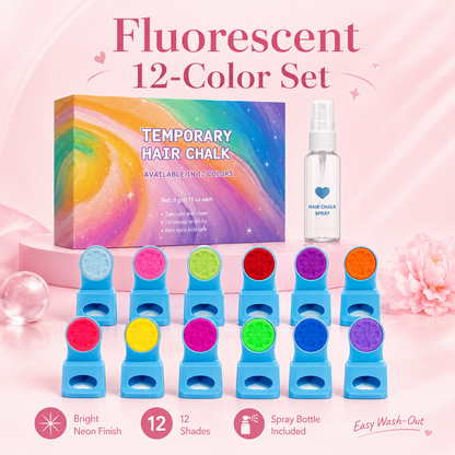 ✨12 Pcs Temporary Hair Chalk Kit