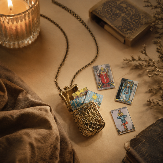 🔥Tiny Tarot Deck Necklace