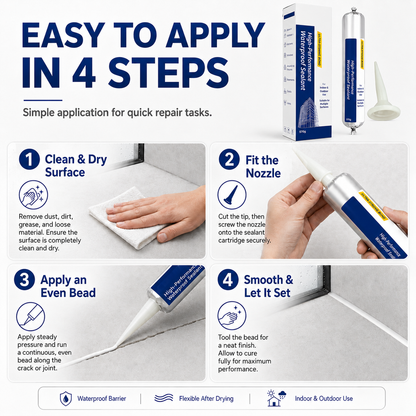 🔥Waterproof Silicone Sealant for Roof & Leak Repair(📦Buy 2 Free Shipping)