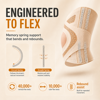 ✨V-shaped cross-compression sports knee brace