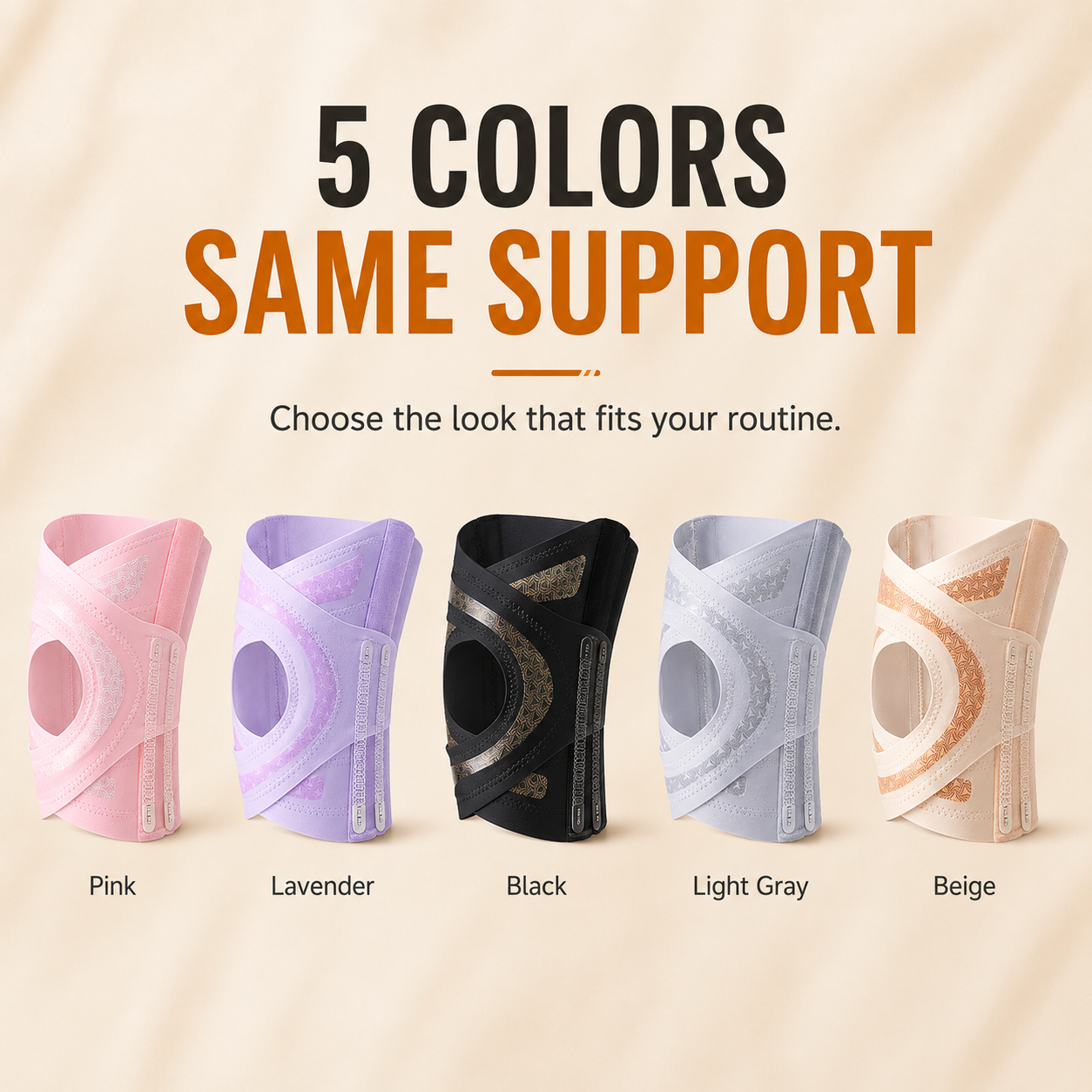 ✨V-shaped cross-compression sports knee brace