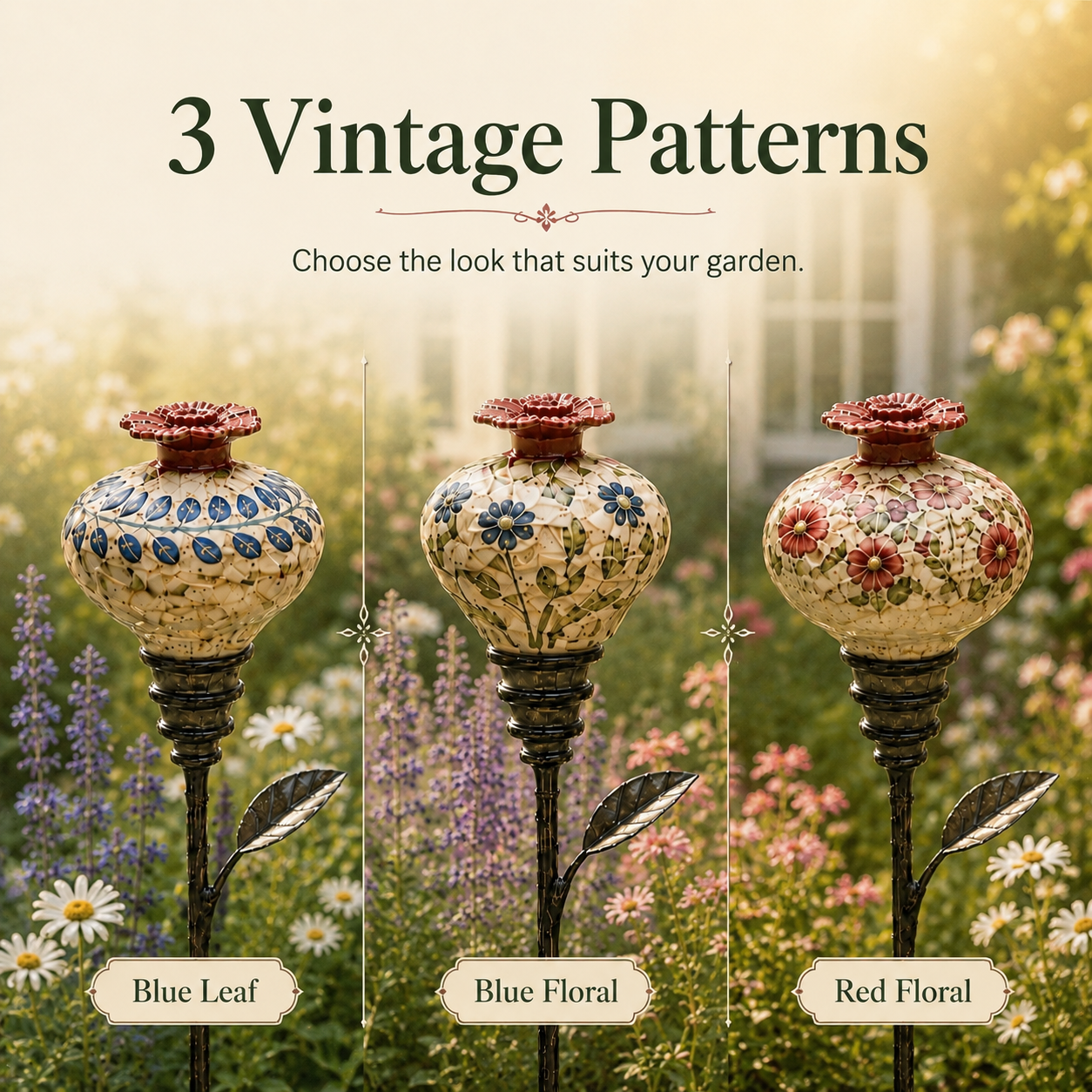 ✨Retro Hummingbird Feeder Garden Pole