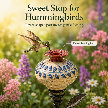 ✨Retro Hummingbird Feeder Garden Pole