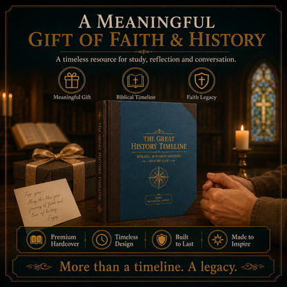 ✨The Great History Timeline – 6,000 Years of Biblical & World History Side by Side