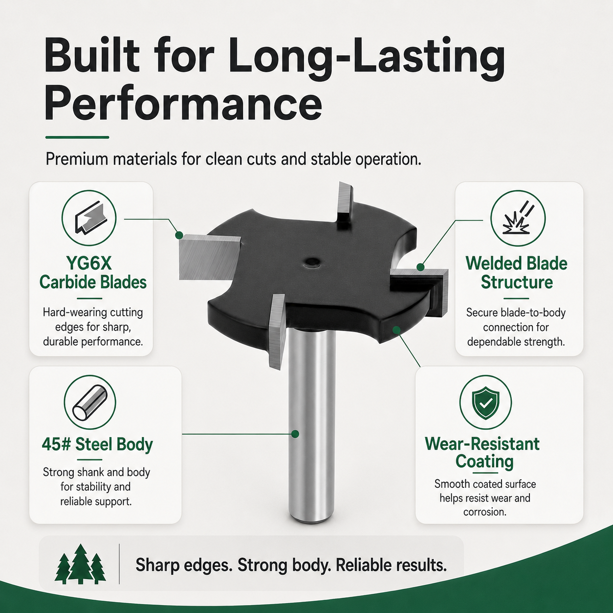 ✨2 Pcs 4-Wing T-Slot Cutter🛠️