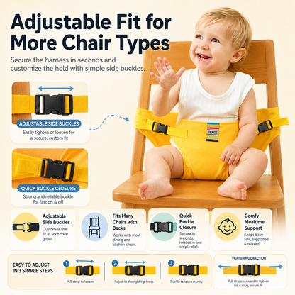 ✨Harness Seat for High Chair Baby Feeding Safety Seat with Strap