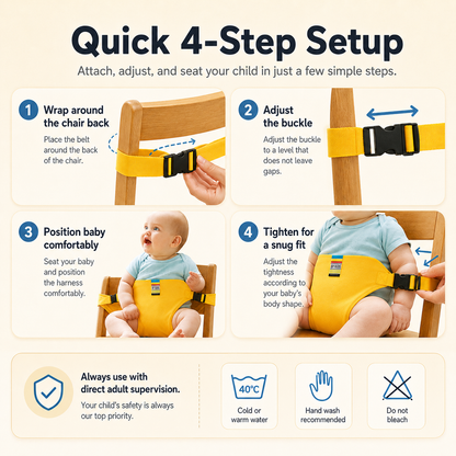 ✨Harness Seat for High Chair Baby Feeding Safety Seat with Strap