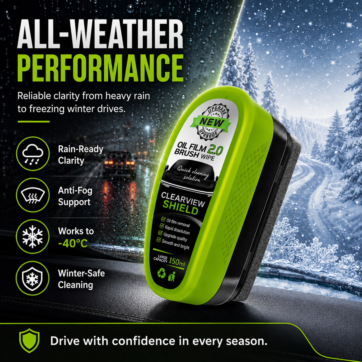 ✨Car Glass Cleaning Wipe