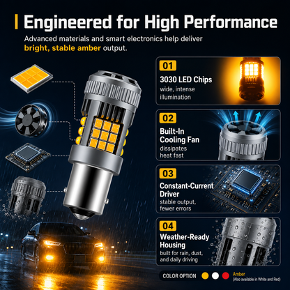 ✨High-Output Automotive Led Bulbs🔥Brighter Signals. Sharper Visibility