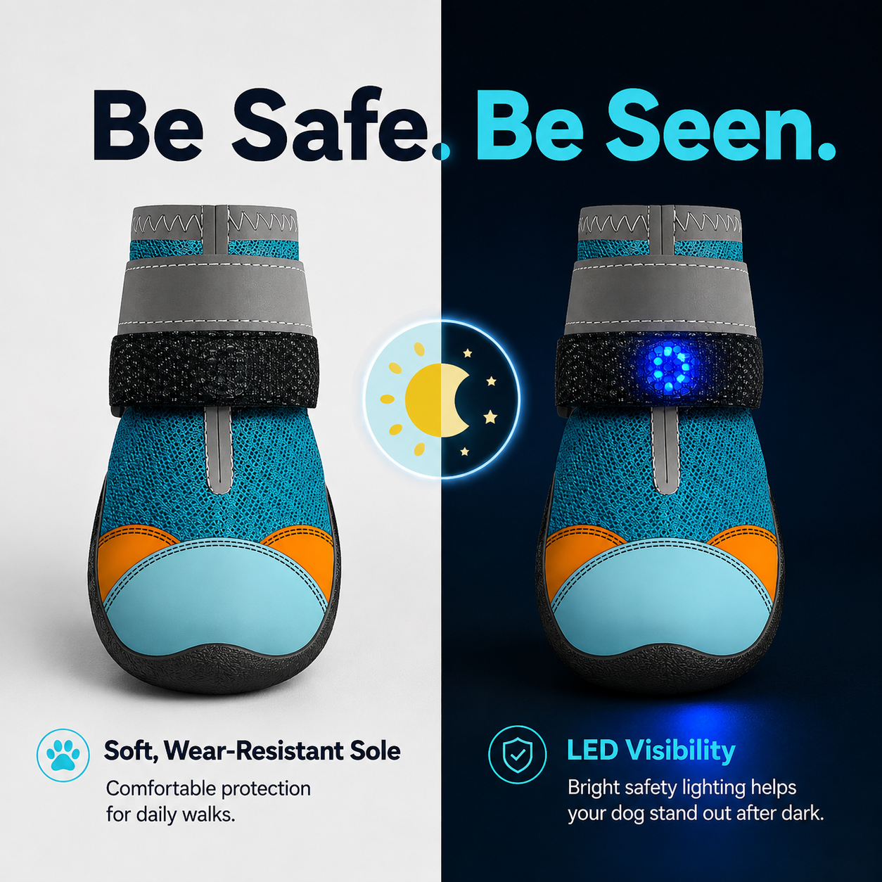 ✨LED Pet Shoes, Puppy Booties
