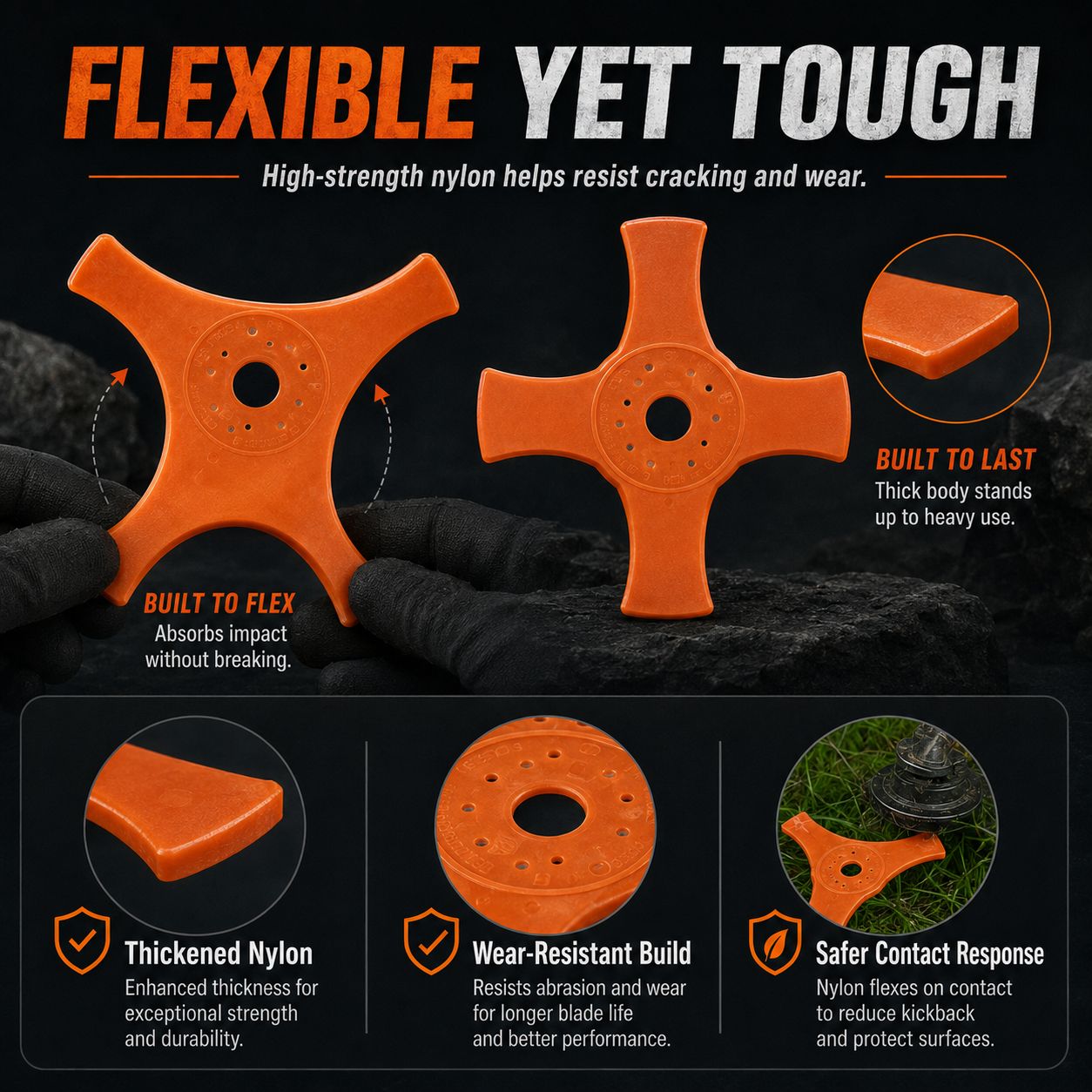 ✨4-Style Trimmer Nylon Blade🛠️Upgrade Once. Trim Smarter.