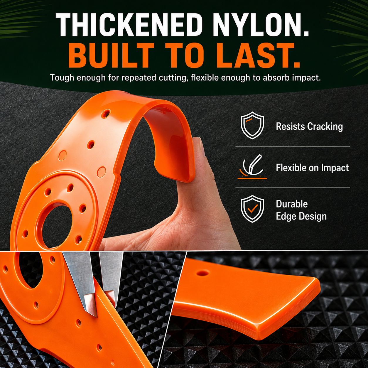 ✨4-Style Trimmer Nylon Blade🛠️Upgrade Once. Trim Smarter.