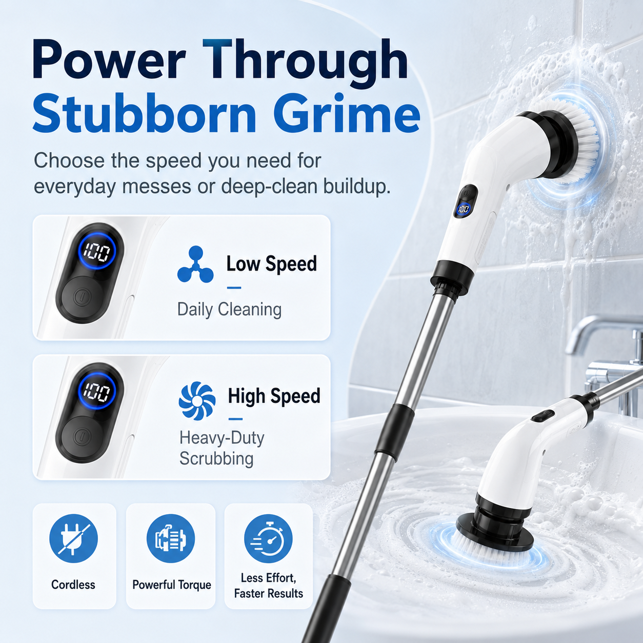 ✨7-in-1 Electric Spin Scrubber