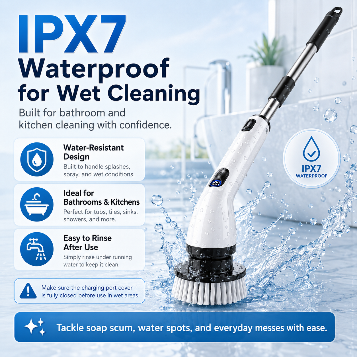✨7-in-1 Electric Spin Scrubber