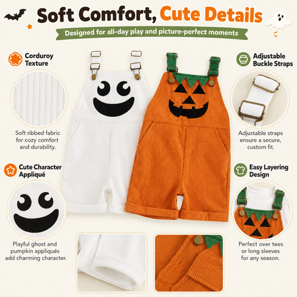 ✨Halloween Early Sale🎃Baby Boy Halloween Overalls