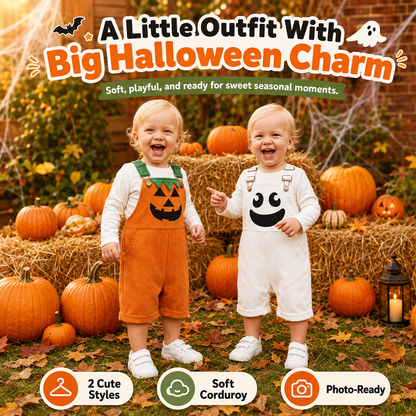 ✨Halloween Early Sale🎃Baby Boy Halloween Overalls