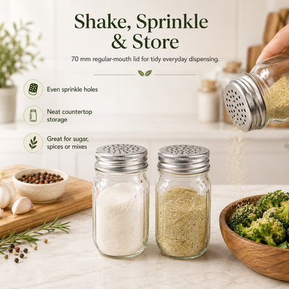 ✨Mason Jar Lid - One jar system · five everyday functions