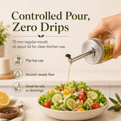 ✨Mason Jar Lid - One jar system · five everyday functions