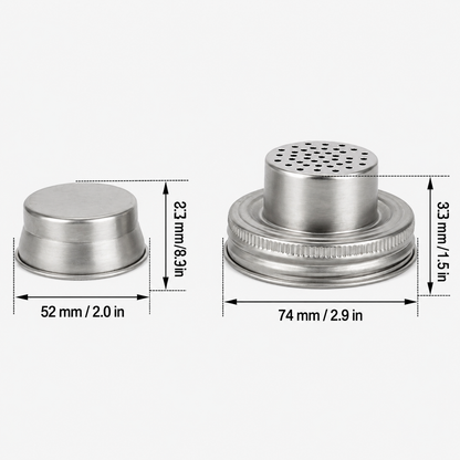 ✨Mason Jar Lid - One jar system · five everyday functions